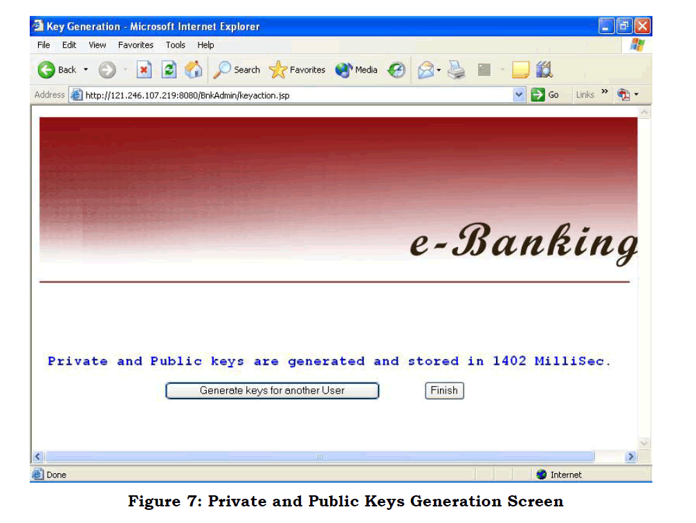 internet-banking-commerce-Keys-Generation-Screen